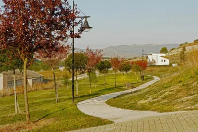 Paisaje cerca of this country house