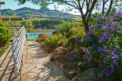 Paisaje cerca of this country house