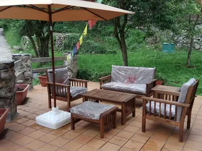 Jardín al aire libre en La Borda de Sesué