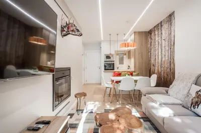 Una cocina o zona de cocina en Lebre by Totiaran
