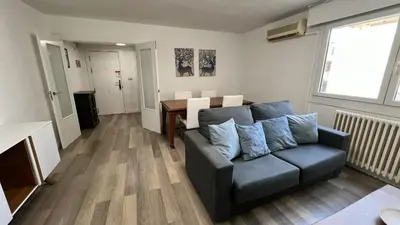 Zona de estar de Apartamenticos Plaza del Pilar III