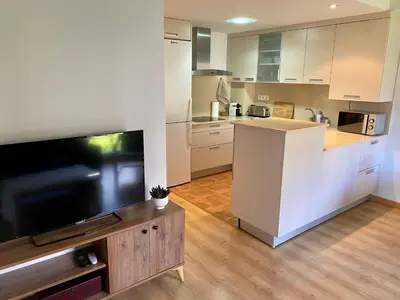 Una cocina o zona de cocina en Apartamento Balcón del Ésera