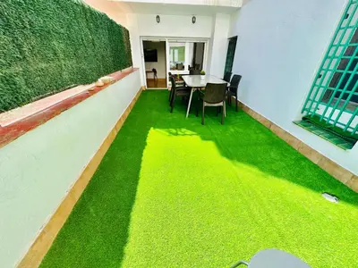 Jardín al aire libre en La Ibiza del Pilar