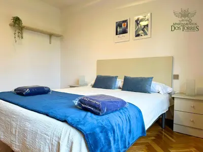 Cama o camas de una habitación en Dos Torres Melkor -