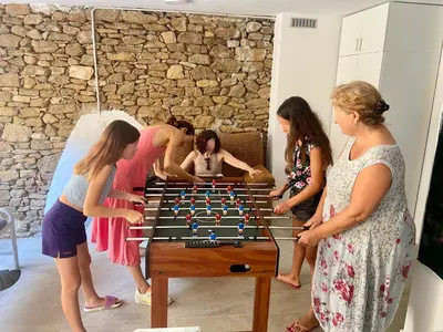 Clientes alojados en Casa acollidora i familiar amb barbacoa