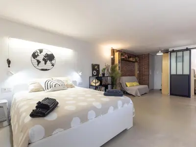 Cama o camas de una habitación en CHEZ ADELA