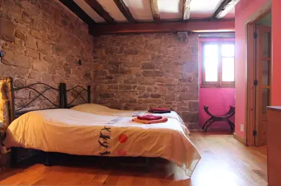 Cama o camas de una habitación en Casa Rural Ardantzena