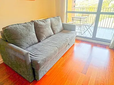 Zona de estar de Apartamentos Las Margas Sabiñánigo 3000
