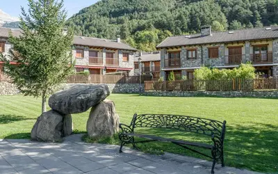 Paisaje cerca de este chalet de montaña