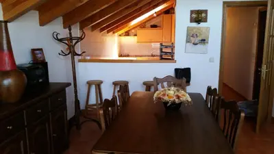 Una cocina o zona de cocina en Fonda Muntanya