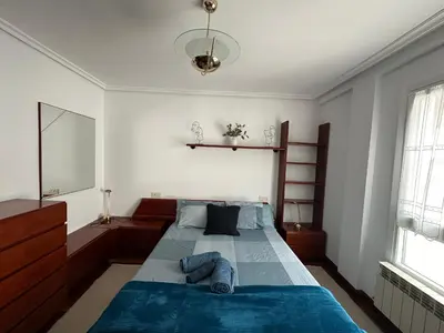 Cama o camas de una habitación en Precioso apartamento en el corazón de Elizondo