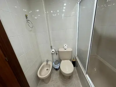 Un baño de Precioso apartamento en el corazón de Elizondo