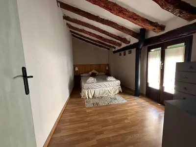 Cama o camas de una habitación en Apartaments La Clotxa - Prat de Comte
