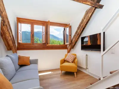 Zona de estar de Apartment Nevat by Interhome