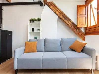 Zona de estar de Apartment Nevat by Interhome