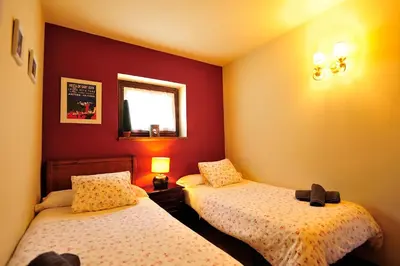 Cama o camas de una habitación en Cal Berg, Acogedor apartamento en Garòs cerca de Baqueira by Eth Flòc