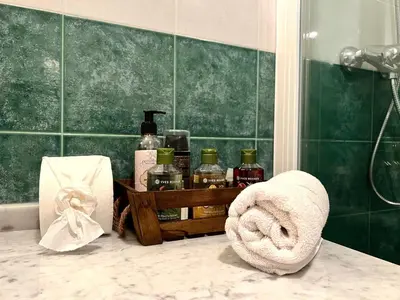 Un baño de Cal Berg, Acogedor apartamento en Garòs cerca de Baqueira by Eth Flòc