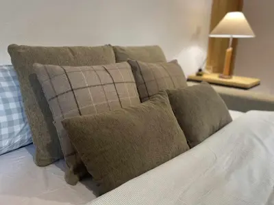Cama o camas de una habitación en Bitxilore, Biescas con terraza y petfriendly