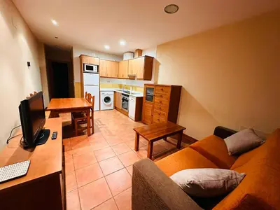 Una cocina o zona de cocina en Pirineos como en casa 2