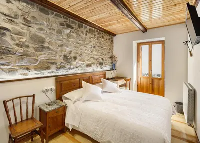 Cama o camas de una habitación en Casa Rural Francisco Mayo