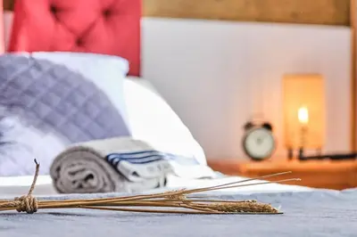 Cama o camas de una habitación en Rincón de Anayet | Entrada Autónoma | Formigal