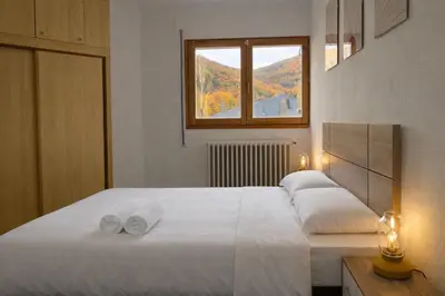 Cama o camas de una habitación en Apto Espert l Cine l Garaje l BBQ I Tenis l Wifi