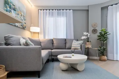 Zona de estar de Apartamentos Torre del Reloj