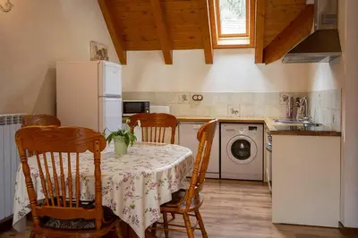 Una cocina o zona de cocina en Apartamentos Onki Xin