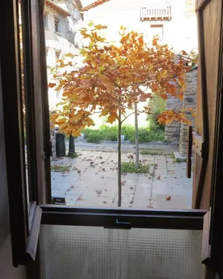 Jardín al aire libre en Apartamento centro Benasque
