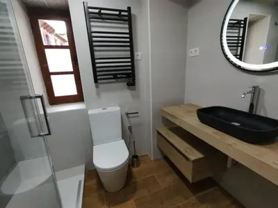 Un baño de Apartamento centro Benasque