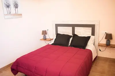 Cama o camas de una habitación en Casa rural El Cestero