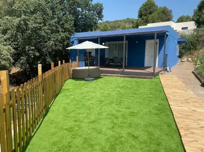 Jardín al aire libre en La Casa Azul