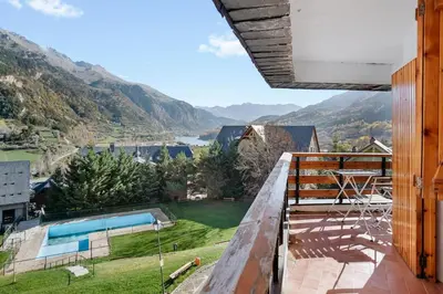 Vista general de una montaña o vista desde el apartamento