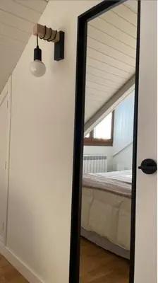 Cama o camas de una habitación en CHECK-IN CASAS Casa Benas