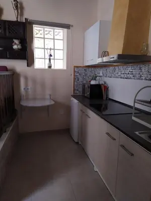 Una cocina o zona de cocina en La Palmera de la Insula
