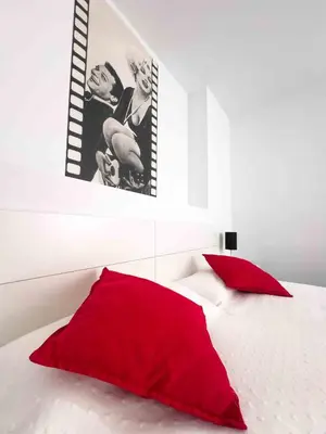 Cama o camas de una habitación en MEQUEDO CALDEREROS 25