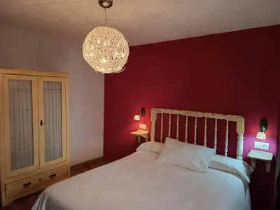 Cama o camas de una habitación en Mora de Nuei