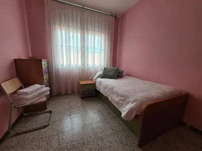 Cama o camas de una habitación en Pis de l'Hereu.