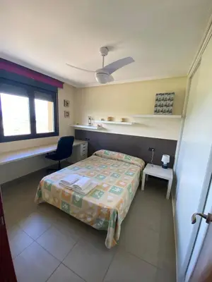 Cama o camas de una habitación en Casa bajo La Torre