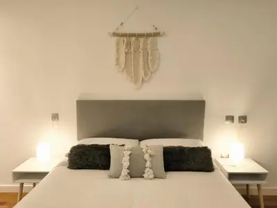 Cama o camas de una habitación en El Mirador de Alfonso I by Alogest