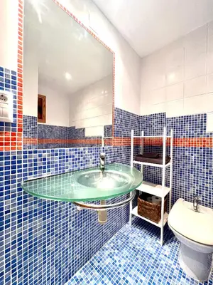Un baño de Apartamento en Formigal con vistas