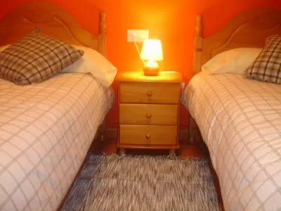Cama o camas de una habitación en Turismo Rural Castell