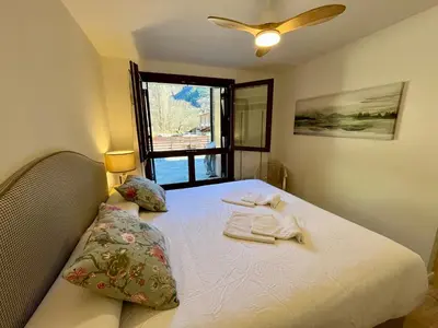 Cama o camas de una habitación en Villmor - B51 - La Terraza de Benasque