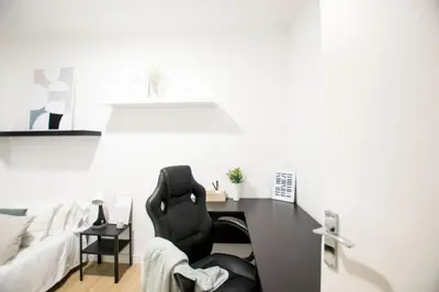 Zona de estar de Apartamento moderno y céntrico en Huesca ciudad