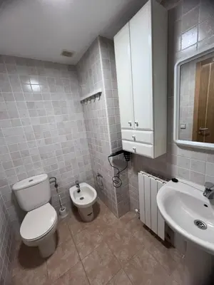 Un baño de Apartamento en Sabiñánigo para grupos con amplia y soleada terraza