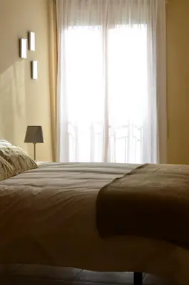 Cama o camas de una habitación en La Caseta del Picatxo