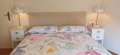 Cama o camas de una habitación en Ca La Silvia Masboquera