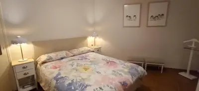 Cama o camas de una habitación en Ca La Silvia Masboquera