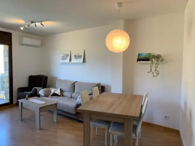 Zona de estar de Apartament l'Empalme d'Àger
