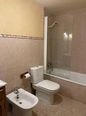 Un baño de Apartamento dúplex en Benasque